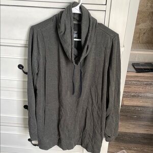 Women’s Nursing Gray Sweatshirt with Cowl Neck